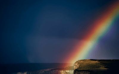 It was just a little rainbow