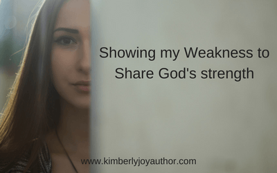 Showing my weakness to share God’s strength